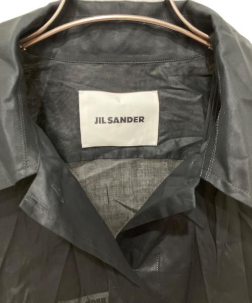JIL SANDER（ジルサンダー）JIL SANDER (ジルサンダー) Cotton Muslin Shirt ブラック サイズ:38の古着・服飾アイテム