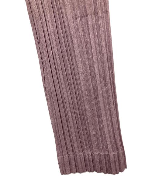 PLEATS PLEASE（プリーツプリーズ）PLEATS PLEASE (プリーツプリーズ) プリーツロングカーディガン ピンク サイズ:03の古着・服飾アイテム