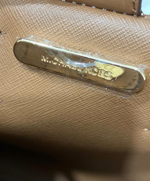 MICHAEL KORS（マイケルコース）MICHAEL KORS (マイケルコース) ミニショルダーバッグ アイボリー×ブラウンの古着・服飾アイテム