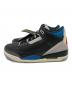 NIKE (ナイキ) ハイカットスニーカー ブラック×ブルー サイズ:27：15000円