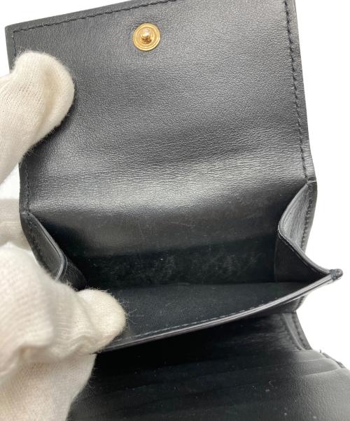 CELINE（セリーヌ）CELINE (セリーヌ) スモール フラップウォレット トリオンフ ブラックの古着・服飾アイテム