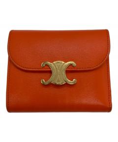 中古・古着通販】CELINE (セリーヌ) トリンオフ カードケース ブラウン