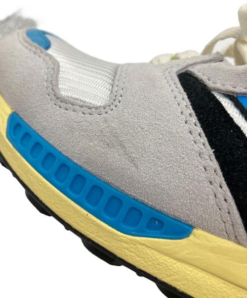 adidas（アディダス）adidas (アディダス) ローカットスニーカー グレー×ブルー サイズ:26.5の古着・服飾アイテム