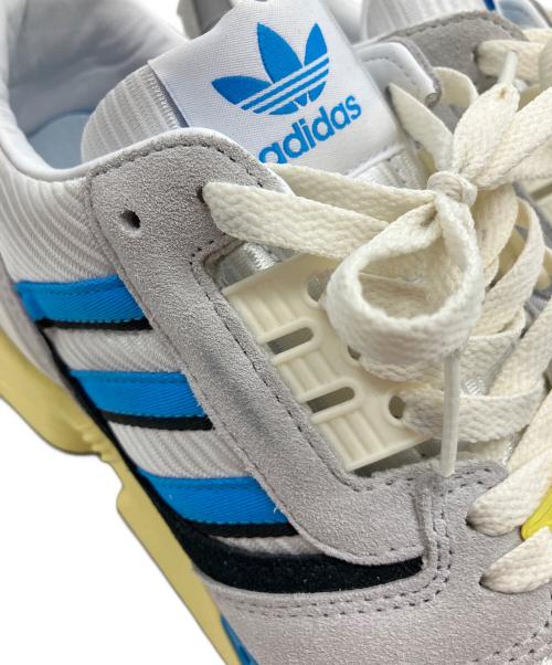 adidas（アディダス）adidas (アディダス) ローカットスニーカー グレー×ブルー サイズ:26.5の古着・服飾アイテム