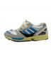 adidas (アディダス) ローカットスニーカー グレー×ブルー サイズ:26.5：21000円