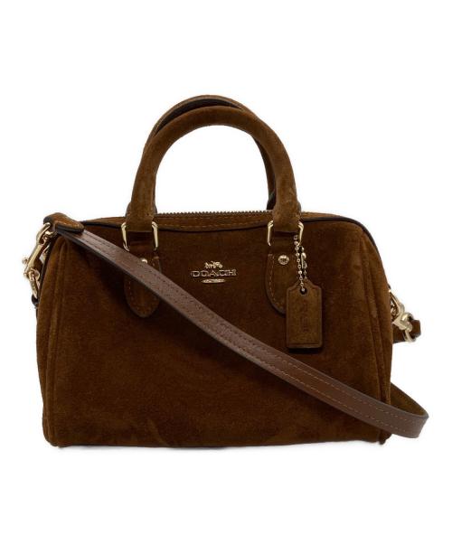 COACH（コーチ）COACH (コーチ) ミニローアンクロスボディバッグ ブラウンの古着・服飾アイテム