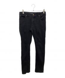 NUMBER (N)INE（ナンバーナイン）の古着「TAPERED SKINNY DENIM JEANS」｜ブラック