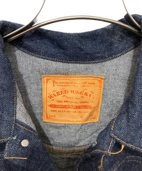 WAREHOUSE（ウエアハウス）WAREHOUSE (ウエアハウス) 2001XX シンチバッグデニムジャケット インディゴ サイズ:SIZE38の古着・服飾アイテム