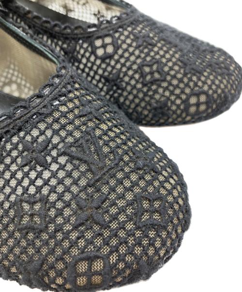 LOUIS VUITTON（ルイ ヴィトン）LOUIS VUITTON (ルイ ヴィトン) ロミー バレリーナ ブラック サイズ:36.5 Mの古着・服飾アイテム