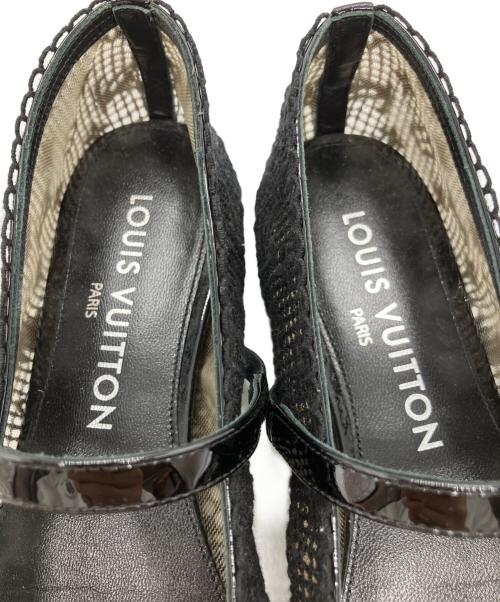 LOUIS VUITTON（ルイ ヴィトン）LOUIS VUITTON (ルイ ヴィトン) ロミー バレリーナ ブラック サイズ:36.5 Mの古着・服飾アイテム