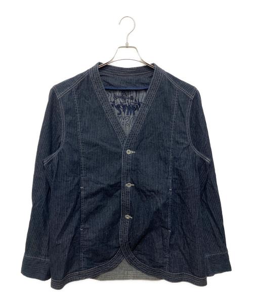 TENDERLOIN（テンダーロイン）TENDERLOIN (テンダーロイン) DENIM HB 3BUTTON JKT インディゴ サイズ:Mの古着・服飾アイテム