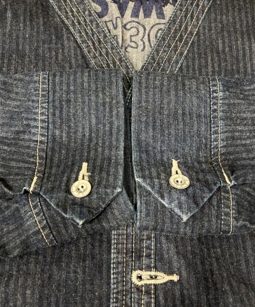 TENDERLOIN（テンダーロイン）TENDERLOIN (テンダーロイン) DENIM HB 3BUTTON JKT インディゴ サイズ:Mの古着・服飾アイテム