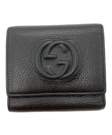 GUCCI（グッチ）の古着「3つ折り財布」｜ブラック