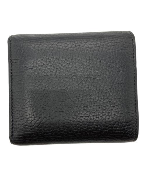 GUCCI（グッチ）GUCCI (グッチ) 3つ折り財布 ブラックの古着・服飾アイテム
