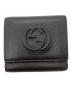 GUCCI（グッチ）の古着「3つ折り財布」｜ブラック