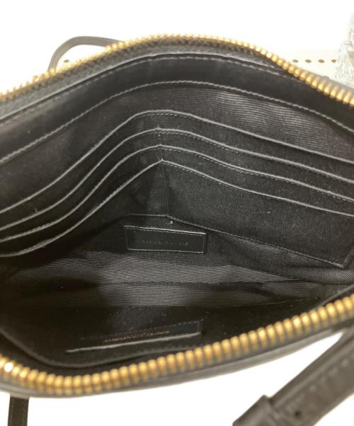Saint Laurent Paris（サンローランパリ）Saint Laurent Paris (サンローランパリ) タッセル付きショルダーバッグ ブラックの古着・服飾アイテム