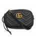 GUCCI（グッチ）の古着「GGマーモントショルダーバッグ」｜ブラック