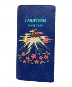LOUIS VUITTONルイ ヴィトン）の古着「PORTEFEUILLE BRAZZA 長財布」｜ブルー
