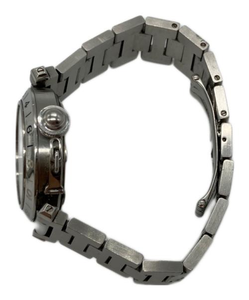 Cartier（カルティエ）Cartier (カルティエ) パシャCメリディアンGMT ブラックの古着・服飾アイテム