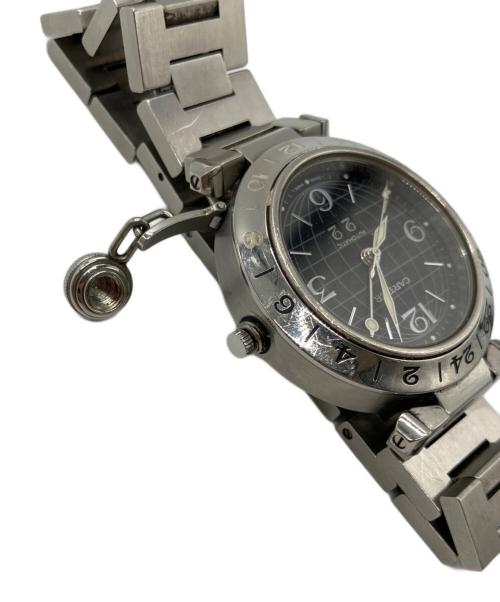 Cartier（カルティエ）Cartier (カルティエ) パシャCメリディアンGMT ブラックの古着・服飾アイテム