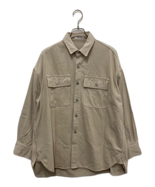Whim Gazette（ウィムガゼット）Whim Gazette (ウィムガゼット) ドロップデニムシャツ アイボリー サイズ:FREEの古着・服飾アイテム