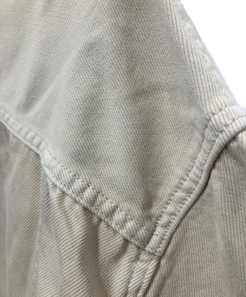 Whim Gazette（ウィムガゼット）Whim Gazette (ウィムガゼット) ドロップデニムシャツ アイボリー サイズ:FREEの古着・服飾アイテム