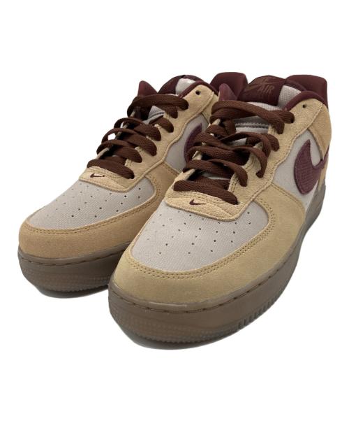 NIKE（ナイキ）NIKE (ナイキ) AIR FORCE 1 ’07 PRM ベージュ×パープル サイズ:27.5の古着・服飾アイテム