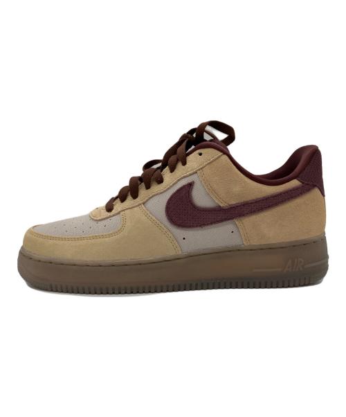 NIKE（ナイキ）NIKE (ナイキ) AIR FORCE 1 ’07 PRM ベージュ×パープル サイズ:27.5の古着・服飾アイテム