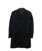 GIVENCHYジバンシィ）の古着「カシミヤ混チェスターコート」｜ブラック