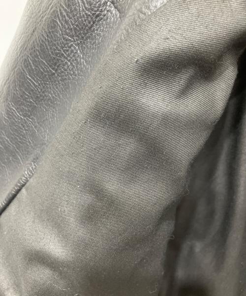 VANSON（バンソン）VANSON (バンソン) パテッド ダブルライダースジャケット ブラック サイズ:42の古着・服飾アイテム