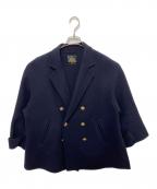 SHIPSシップス）の古着「ハミルトンウールリバーミディ コート」｜ネイビー