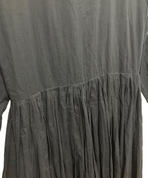 LITTLE EAGLE（リトル イーグル）LITTLE EAGLE (リトル イーグル) インド綿カシュクールワンピース ブラック サイズ:なしの古着・服飾アイテム