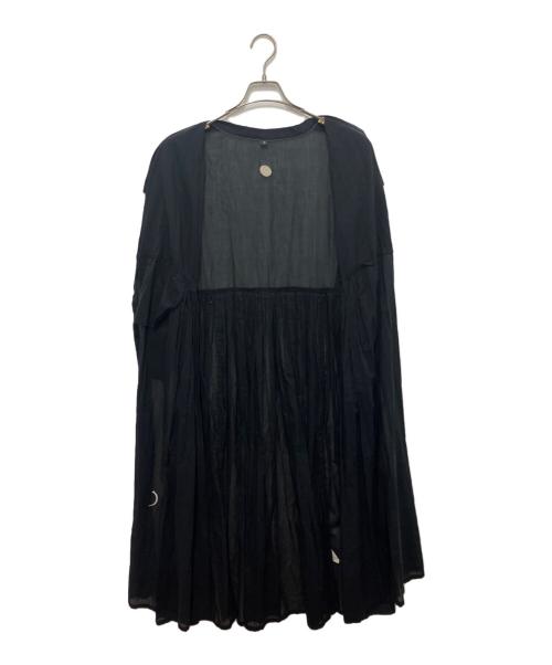 LITTLE EAGLE（リトル イーグル）LITTLE EAGLE (リトル イーグル) インド綿カシュクールワンピース ブラック サイズ:なしの古着・服飾アイテム