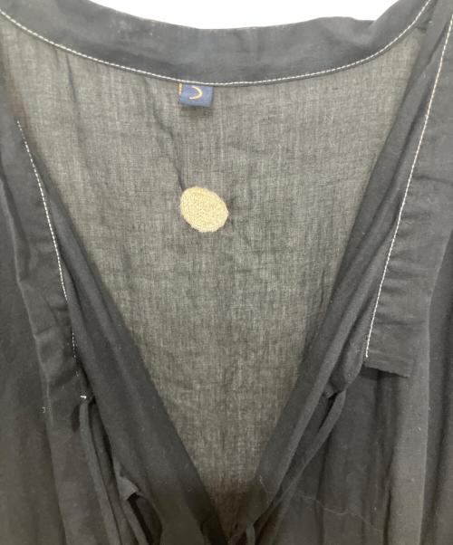 LITTLE EAGLE（リトル イーグル）LITTLE EAGLE (リトル イーグル) インド綿カシュクールワンピース ブラック サイズ:なしの古着・服飾アイテム