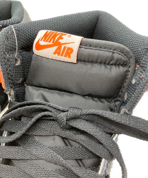 NIKE（ナイキ）NIKE (ナイキ) ハイカットスニーカー オレンジ×ブラック サイズ:27 未使用品の古着・服飾アイテム