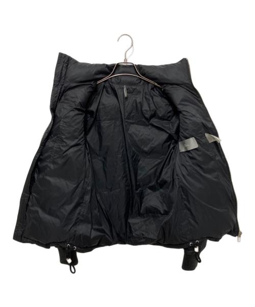 DIOR HOMME（ディオール オム）Dior Homme (ディオール オム) ラムレザー切替ダウンジャケット ブラック サイズ:44の古着・服飾アイテム