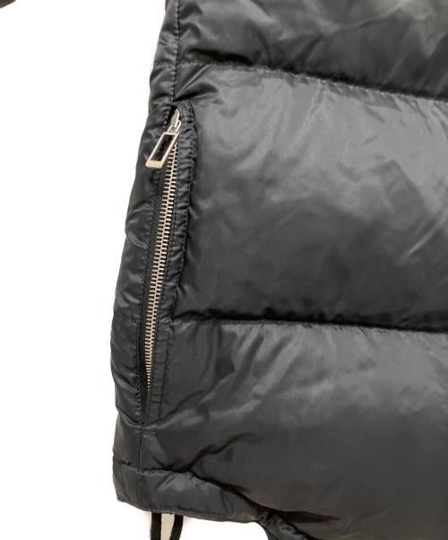 DIOR HOMME（ディオール オム）Dior Homme (ディオール オム) ラムレザー切替ダウンジャケット ブラック サイズ:44の古着・服飾アイテム