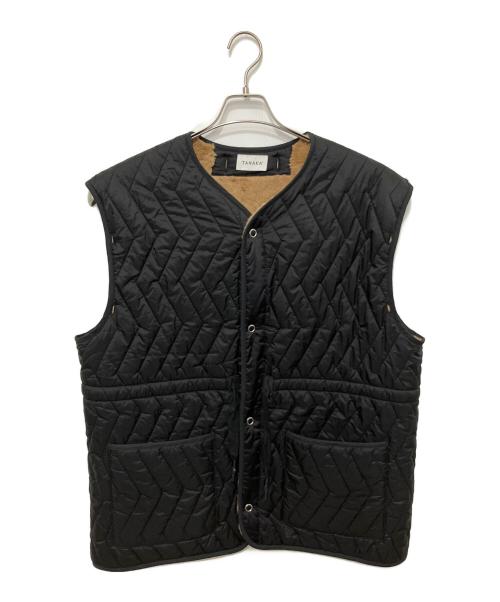 TANAKA（タナカ）TANAKA (タナカ) QUILT CARDIGAN ブラック サイズ:Lの古着・服飾アイテム