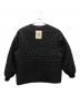 TANAKA (タナカ) QUILT CARDIGAN ブラック サイズ:L：15000円