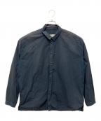 toogoodトゥーグッド）の古着「THE DRAUGHTSMAN SHIRT」｜ネイビー