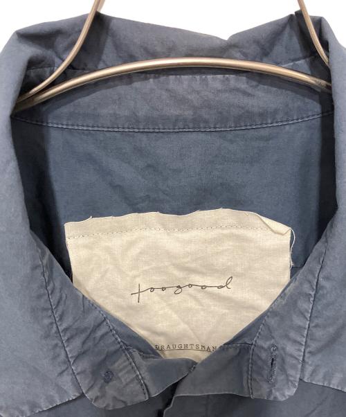 toogood（トゥーグッド）toogood (トゥーグッド) THE DRAUGHTSMAN SHIRT ネイビー サイズ:Lの古着・服飾アイテム