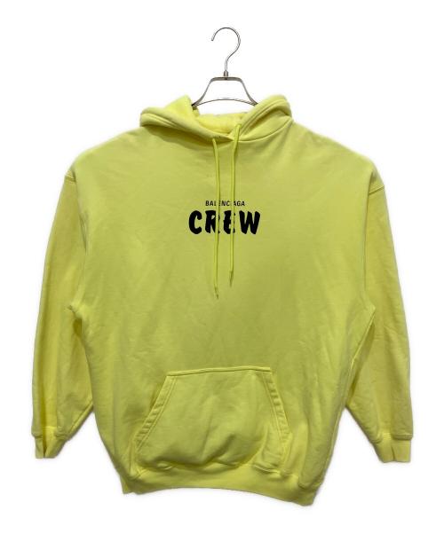 BALENCIAGA（バレンシアガ）BALENCIAGA (バレンシアガ) CREW HOODIE イエロー サイズ:XSの古着・服飾アイテム