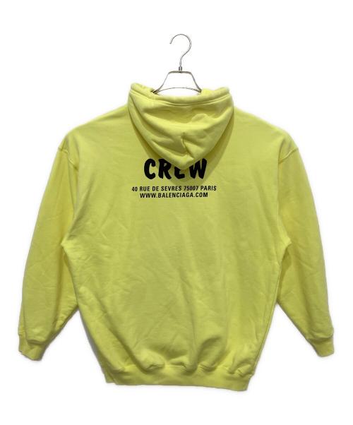 BALENCIAGA（バレンシアガ）BALENCIAGA (バレンシアガ) CREW HOODIE イエロー サイズ:XSの古着・服飾アイテム