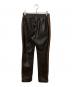 Needles (ニードルズ) STUDIOUS (ステュディオス) 別注 TRACK PANT FAUX LTHR ブラウン サイズ:XS：12000円