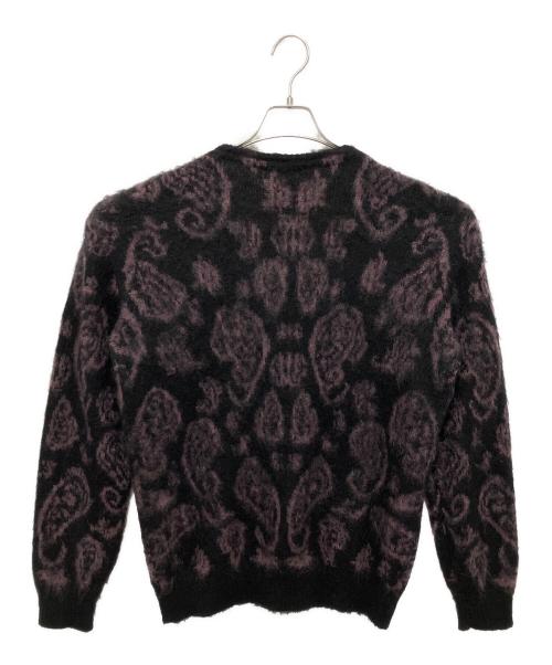 Needles（ニードルズ）Needles (ニードルズ) Paysley Mohair Cardigan ブラック×パープル サイズ:Sの古着・服飾アイテム