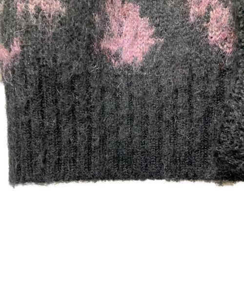 Needles（ニードルズ）Needles (ニードルズ) Paysley Mohair Cardigan ブラック×パープル サイズ:Sの古着・服飾アイテム