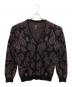 Needles（ニードルズ）の古着「Paysley Mohair Cardigan」｜ブラック×パープル