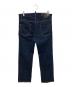 DSQUARED2 (ディースクエアード) レザーパッチ デニムパンツ インディゴ サイズ:48：13000円