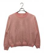 awasaアワサ）の古着「Supima Aging Cotton Crew Neck Sweatshirt」｜ピンク