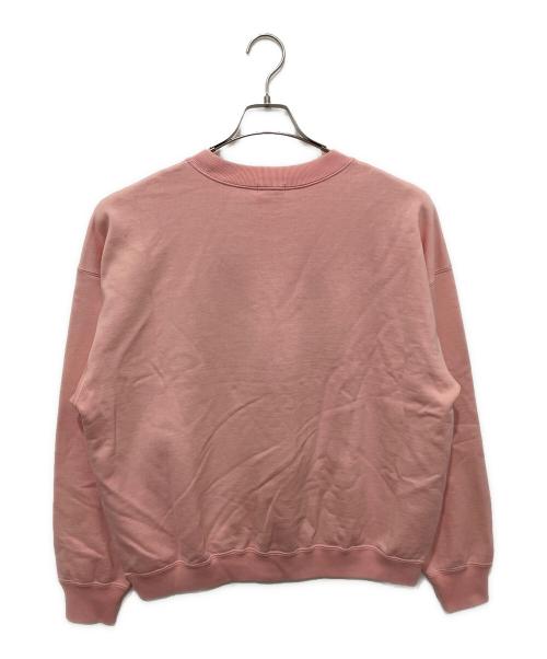awasa（アワサ）awasa (アワサ) Supima Aging Cotton Crew Neck Sweatshirt ピンク サイズ:2の古着・服飾アイテム